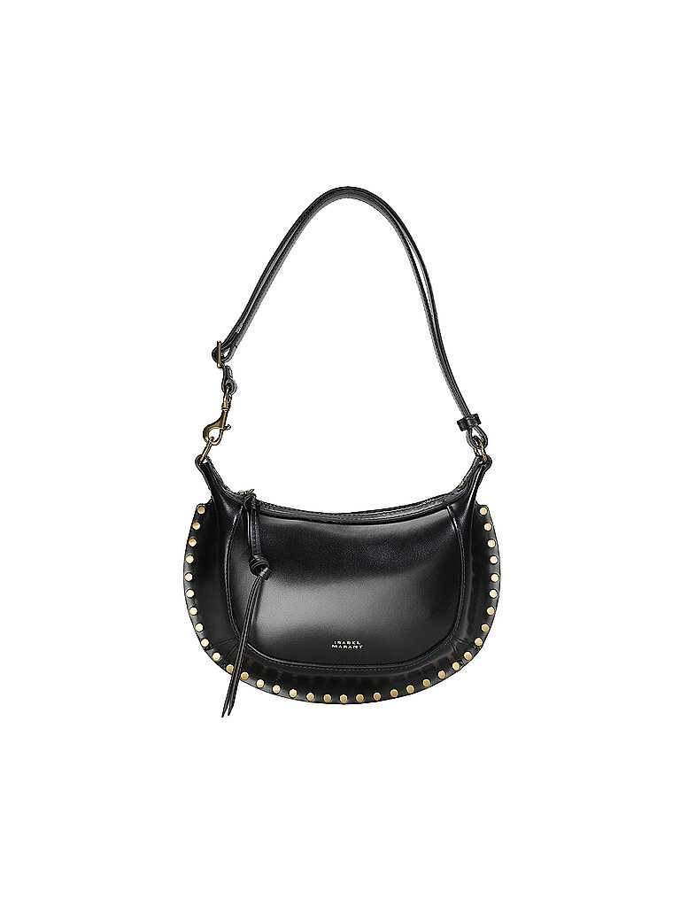 ISABEL MARANT Ledertasche - Schultertasche OSKAN MOON schwarz damen